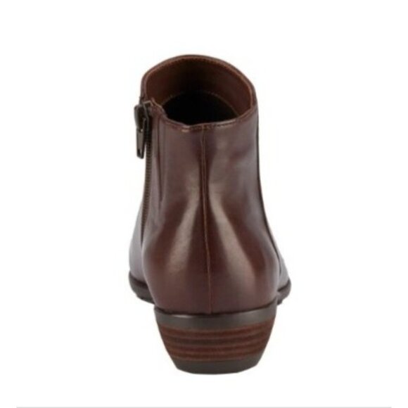 Ros Hommerson Ezra Womens Brown Leather Ankle Boots Size 10.5M With Box - Picture 3 of 7